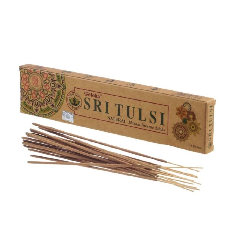 Goloka Kastoori – 6 Scatole Di Incenso Organico Masala – Series Organic – 15g Ciascuna (totale 90g)