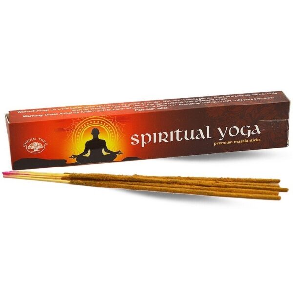 spiritual yoga incense green tree