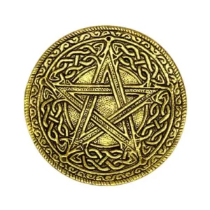 Golden Pentagram Antique Finish smilkalinė