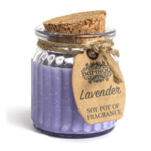 Sojų vaško žvakė Lavender