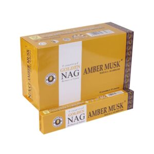 Golden Nag Amber Musk smilkalai 15g