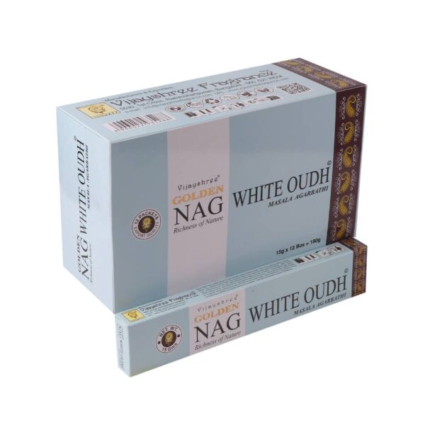 Golden Nag White Oudh smilkalai 15g