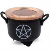 Indas-smilkyklė su vario tinkleliu Pentacle (10x11 cm) Indas-smilkyklė su vario tinkleliu Pentacle (10x11 cm)