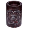 Eterinių aliejų garintuvas Root Chakra tamsiai raudonas muilo akmuo Eterinių aliejų garintuvas Root Chakra tamsiai raudonas muilo akmuo