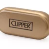smilkalams „Clipper Rose Gold“ Originali reljefinė metalinė dėžutė rožinio aukso spalvos „Clipper“ žiebtuvėliui
