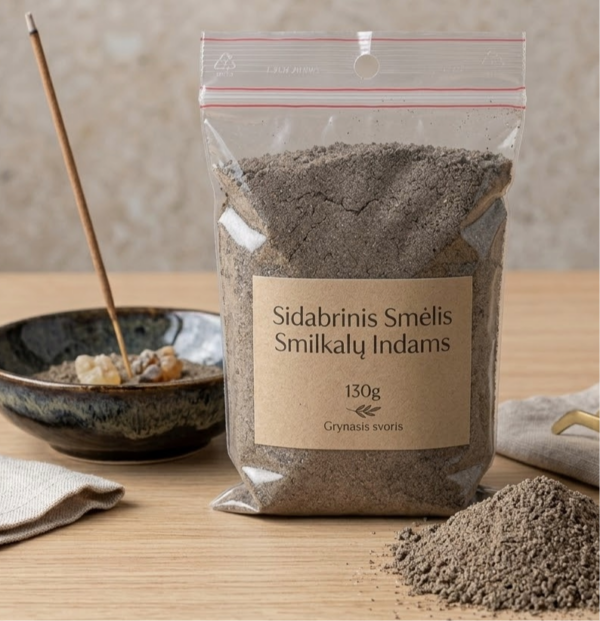 sidabrinis smelis smilkalu indams 130g