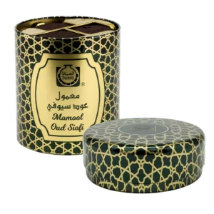 Atidarytas Surrati Mamool Oud Siofi arabiškų smilkalų indelis