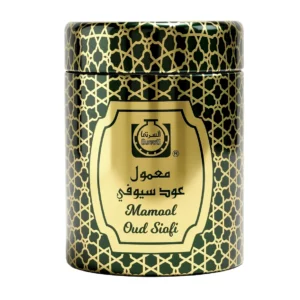 Cilindrinė Surrati Mamool Oud Siofi Cilindrinė Surrati Mamool Oud Siofi bakhoor smilkalų pakuotė